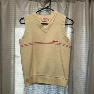 Vintage Spalding Cream Sleeveless Sweater